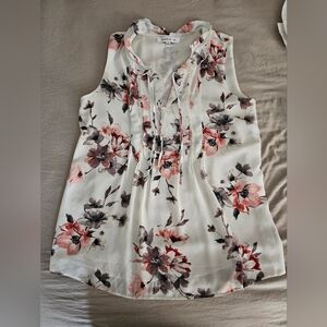 Rose + Olive Sleeveless Top